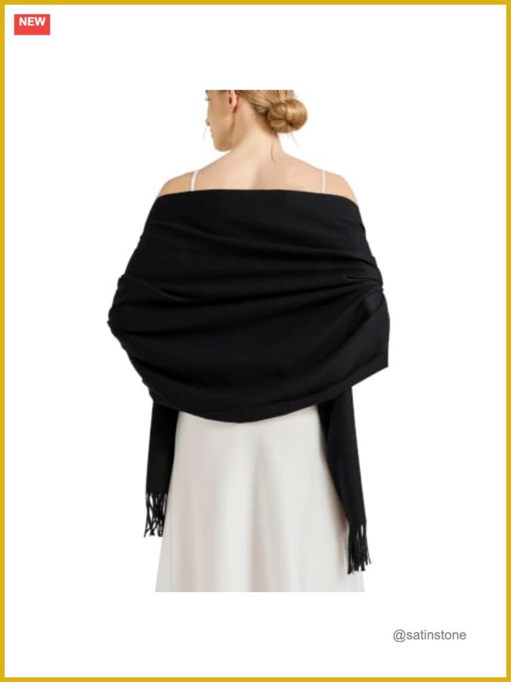 Soft Pashmina Shawl Wrap Women Evening Wedding Bridesmaid Scarf